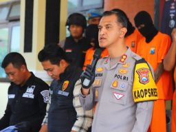 Terduga Sindikat Pelaku Curanmor Asal Ngawi Digelandang Polisi 