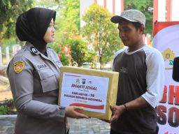 Sambut Hari Polwan Ke-76, Polwan Probolinggo Gelar Bakti Sosial
