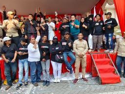 Meriahkan HUT Kemerdekaan RI ke-79, AMI Gelar Gerak Jalan Sehat di Rusun Indrapura