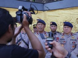 Upacara Hari Juang Polri, Polda Jatim Lakukan Rekayasa Lalu Lintas