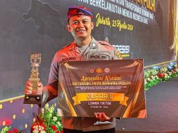Bripka Agung Hidayat Raih Juara II Lomba TikTok Kategori TNI-Polri
