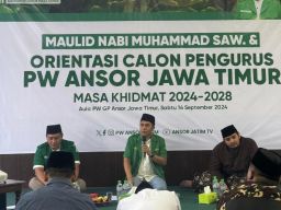 Bangun Komitmen, Ansor Jatim Gelar Orientasi dan Penandatanganan Pakta Integritas Calon Pengurus