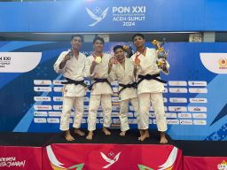 Pon XXI Atlet Judo Polri Sumbang Emas Untuk Provinsi Bali