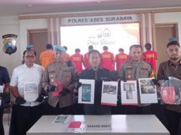 Satreskrim Polrestabes Surabaya Bongkar 20 Kasus Curanmor