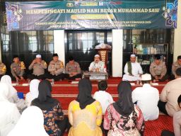 Maulid Nabi: Polres Pelabuhan Tanjung Perak Ajak Teladani Akhlak Rasulullah