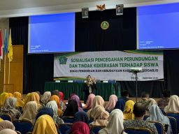 Gandeng Dispendik Polresta Sidoarjo Gelar Seminar Cegah Perundungan