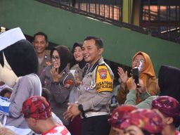 Harlantas Bhayangkara ke-69, Polres Bondowoso Peduli Disabilitas