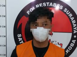 Ojek Online Nyambi Jual Sabu Dibekuk Polrestabes Surabaya