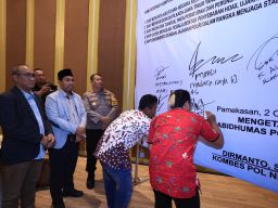 Wujudkan Pilkada Damai, Polda Jatim Gelar Sarasehan bersama Media se Madura Raya