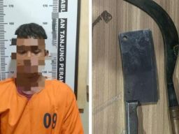 Pekerja Proyek Diduga Aniaya Temannya Pakai Celurit, Kepala Korban hingga Berdarah