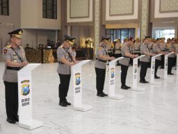 Pimpin Sertijab Pajabat Utama, Kapolda Jatim Resmikan Direktorat Reserse Siber