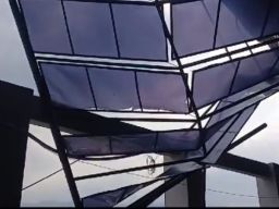 Hujan Deras Disertai Angin Kencang, Porak Porandakan Atap Pasar Randudongkal