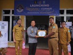 Kemenkumham Babel Launching Gerai Imigrasi-Corner di Kabupaten Bangka