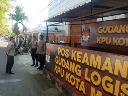 Amankan Gudang Lositik KPU, Polisi Siagakan Personel 24 Jam