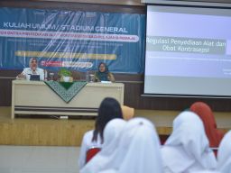 Kuliah Umum, BKKBN Jatim Edukasi Mahasiswa Umsida Terkait Pro Kontra Kontrasepsi untuk Pelajar
