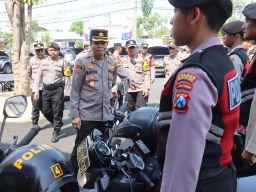 Polda Jatim Periksa Kendaraan dan Almatsus Polres Bojonegoro