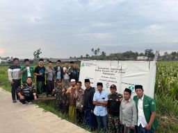 Tingkatkan Perekonomian Anggota, Ranting Ansor Turen Buka Lahan Pertanian