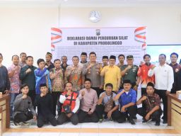 Harkamtibmas Pilkada 2024 Perguruan Silat Ikrar Kesepakatan dan Komitmen Damai