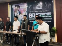 Ratusan Relawan BRIGADE BUNDA Banyuwangi Bulatkan Tekad Menangkan Khofifah-Emil Satu Putaran