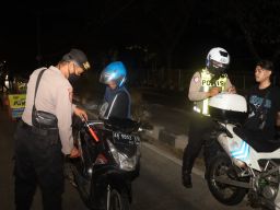 Tahapan Pilkada, Polres Pelabuhan Tanjung Perak Gencarkan Patroli Malam