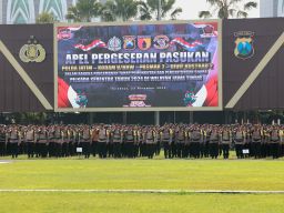 Pilkada Serentak 2024 Polda Jatim Terjunkan 743 Personel BKO Pam TPS