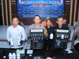 Ungkap Peredaran Narkoba, Amankan 2 Tersangka dan Belasan Gram Sabu
