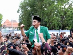 Respons Ancaman MLB, Ansor Jatim Gelar Apel Siaga Banser