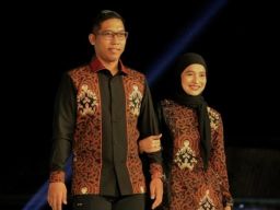 Dukung Industri Pariwisata dan Kearifan Budaya Lokal, Kapolres Ngawi Tampil Sarimbit di Event NBF