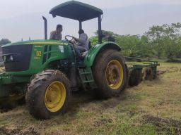 Wujudkan Ketahanan Pangan Polresta Sidoarjo Buka Lahan Tidur Jadi Produktif