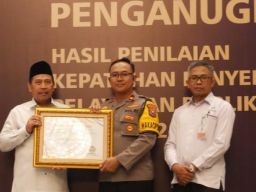 Polres Pamekasan Raih Penghargaan Predikat Kepatuhan Penyelenggaraan Pelayanan Publik 2024