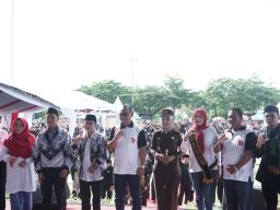 Pelestarian Budaya, Rampak Silat Tiga Pilar Meriahkan HUT PGRI Cilegon