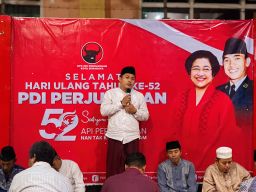 HUT ke-52 PDIP, Cak Ghoni Ajak Seluruh Kader Komitmen Perjuangkan Kepentingan Rakyat