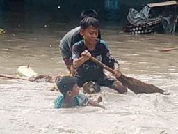 Ratusan Rumah Terendam Banjir di Kecamatan Ulujami Pemalang