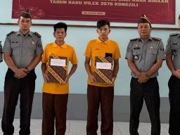 Momentum Imlek, Lapas Sungailiat Berikan Remisi Khusus untuk Warga Binaan