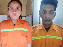 Polsek Semampir Amankan Pasutri, Diduga Curi Motor Di Sidotopo Jaya