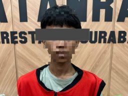 Satreskrim Polrestabes Surabaya Amankan Tiga Terduga Pelaku Pengeroyokan