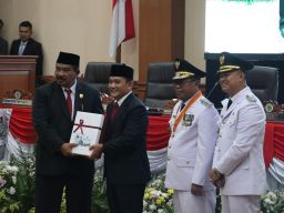 Kapolres Majalengka Hadiri Sertijab Bupati dan Wakil Bupati Terpilih