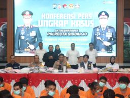 Polresta Sidoarjo Ungkap Ratusan Kasus Narkoba, 134 Tersangka Diamankan