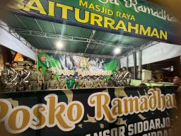 Kasatkorwil Banser Jatim Buka Posko Ramadan di Sidoarjo