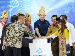 Kapolri Ingatkan Ancaman TPPO dan PMI Ilegal di Peresmian Pelabuhan Gold Coast Bengkong