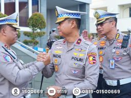 Perkuat Solidaritas Korlantas Polri Gelar Apel dan Halal Bihalal