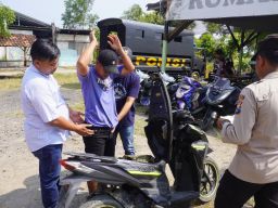 KRYD Polres Bangkalan Tilang 17 Kendaraan di Kecamatan Sepulu