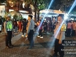 Polsek Kuta Selatan Gelar KRYD, Amankan Ibadah Jumat Agung di Kawasan Pujamandala