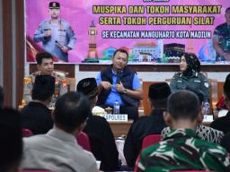 Songsong Suro Polisi Sinergi dengan Tokoh Pencak Silat Jaga Kamtibmas