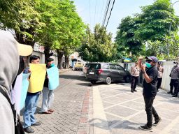 Demonstrasi DKP Jatim, GPM Soroti Dugaan Korupsi, Nepotisme dan Pemborosan Anggaran