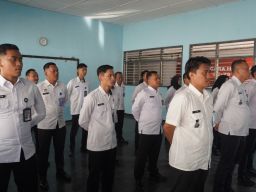 Rutan Pemalang Ikuti Apel Virtual, Menteri Agus Tekankan Integritas Aparatur