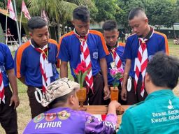 Tangguh Dalam Cobaan, Puluhan WBP Rutan Pemalang ikuti Perkemahan di Nusakambangan