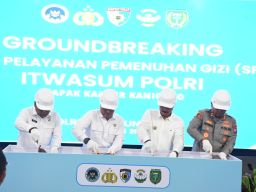 Akselerasi Program Makan Bergizi Gratis, Polri Bangun SPPG di Madiun