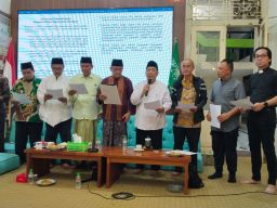 Tokoh Lintas agama di Surabaya Deklarasikan Komitmen Jaga Kota Pahlawan Tetap Kondusif