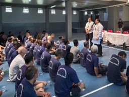 Cegah Narkoba dan Modus Penipuan, Lapas Cipinang Sosialisasi Program Bebas Peredaran Uang